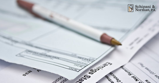 pen and earning statements for net worth divorce